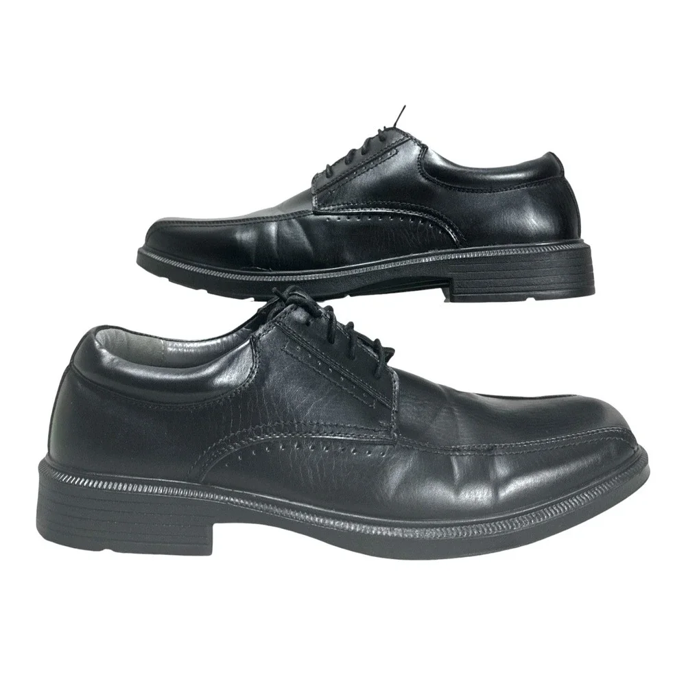 Deer Stags Williamsburg Dress‎ Oxfords – Modern Bicycle Toe, Black, Size 14W